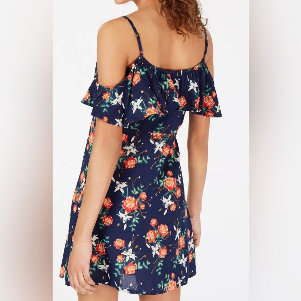 ROXY
Juniors' Hot Spring Streets Cold-Shoulder Dress, size XL. - Picture 7 of 8